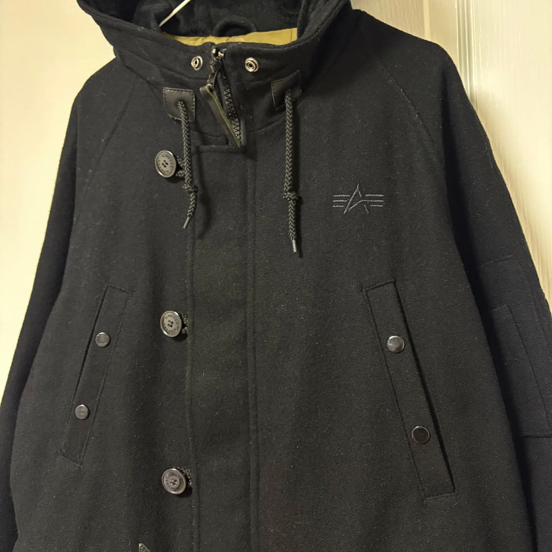 알파 인더스트리 야상 후드 코트 (블랙 105) 상품이미지3