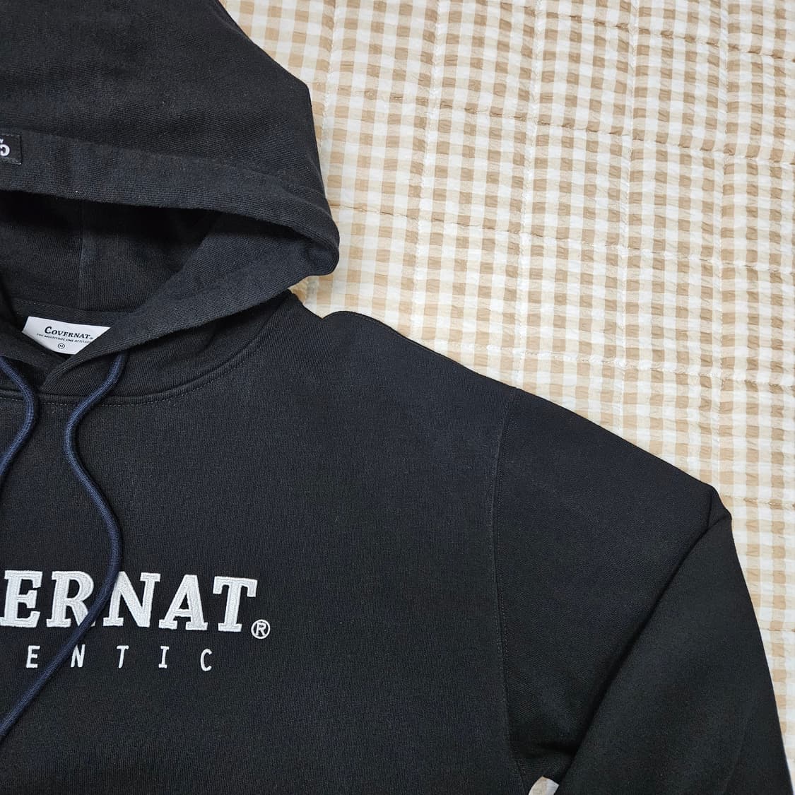 커버낫 오버핏 후드티 남자100 상품이미지3