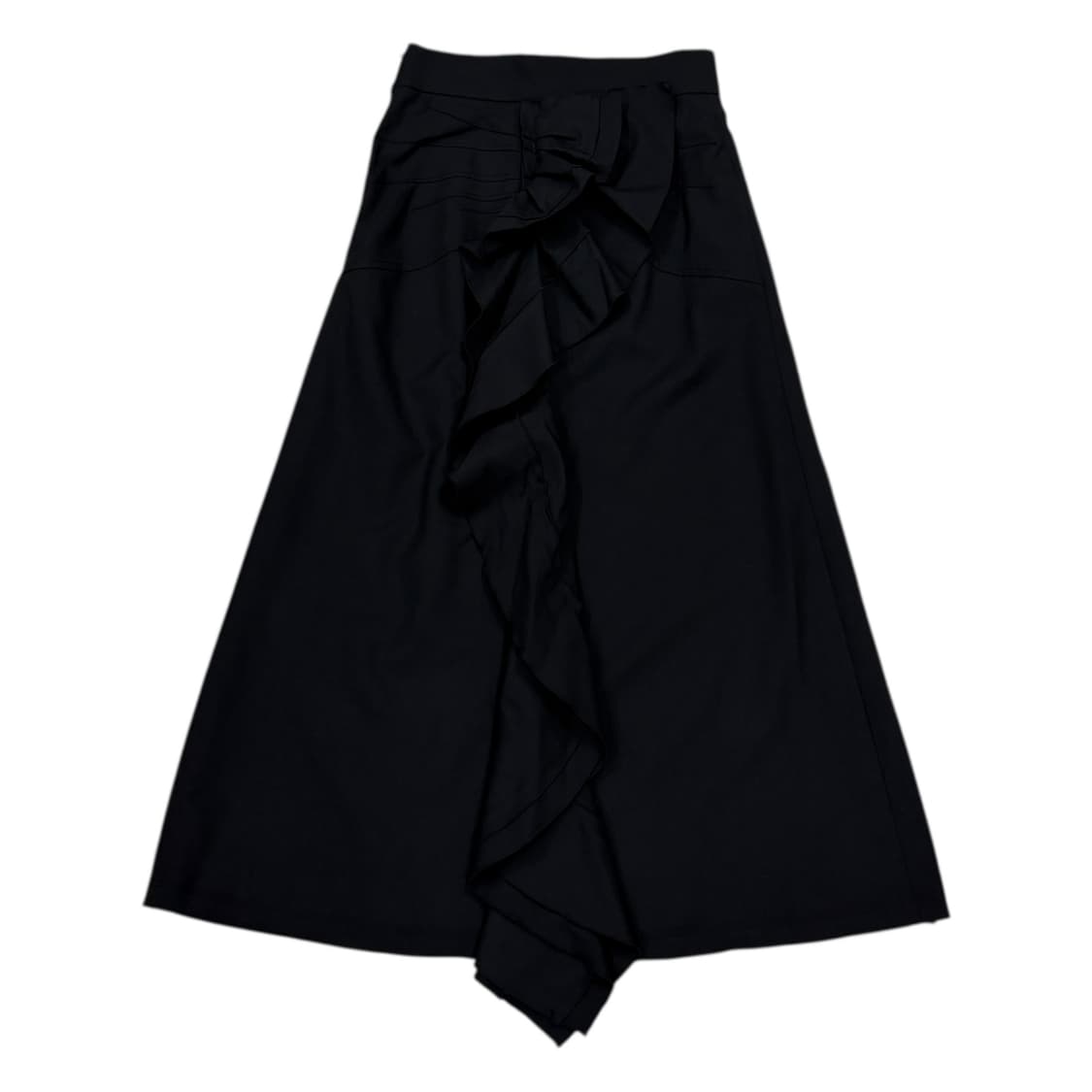 럭키슈에뜨 롱스커트 치마 블랙 36 상품이미지3