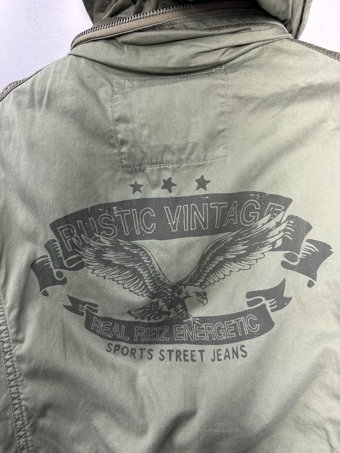 REIZ JEANS 빈티지 유일리티 밀리터리 포켓 베스트A3758 상품이미지7