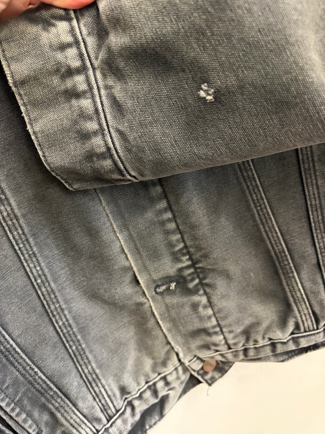 N169. 칼하트 트러커 흑청자켓 상품이미지5