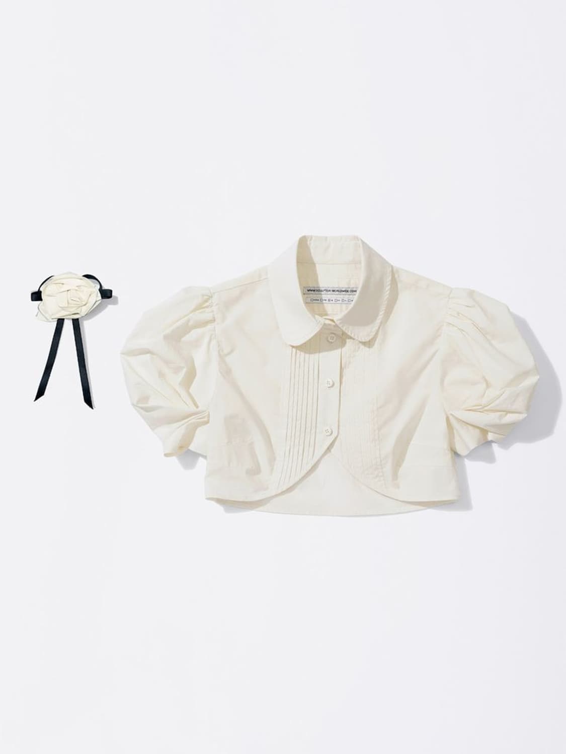 스컬프터 Rosetta Baby Shirt ivory 로제타 베이비 셔츠 상품이미지2