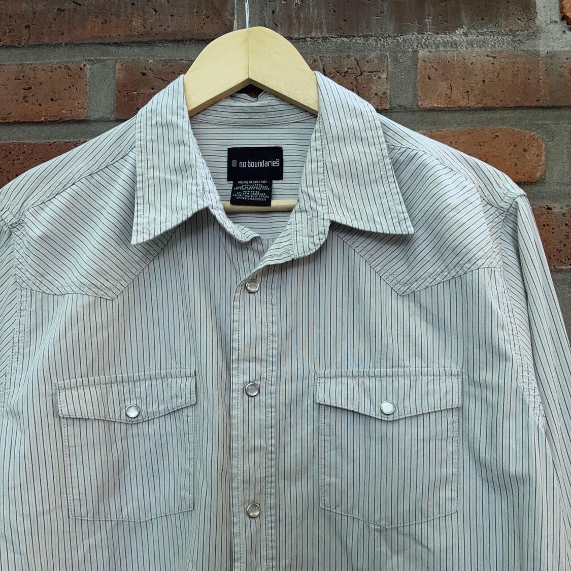 노 바운더리즈 웨스턴 스트라이프 셔츠 상품이미지4