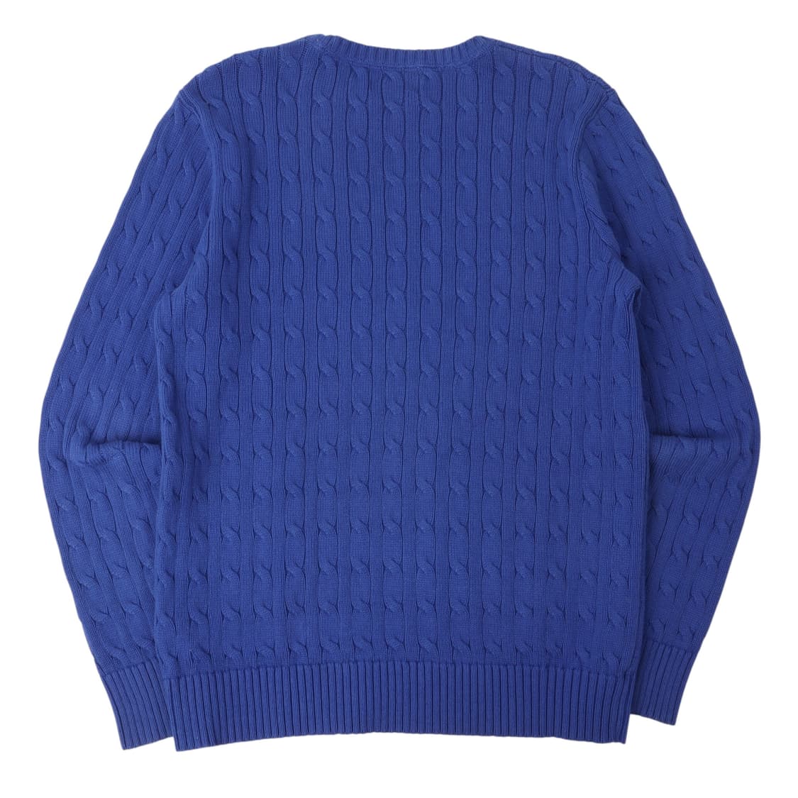 폴로 랄프로렌 블루 케이블 니트 스웨터 상품이미지5