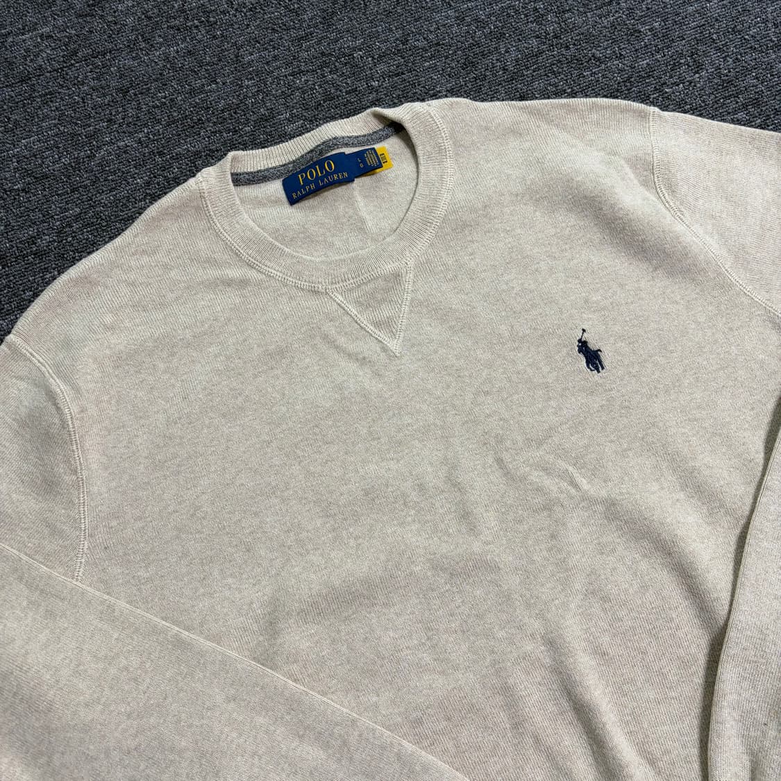 폴로 랄프로렌 오트밀 니트 상품이미지3
