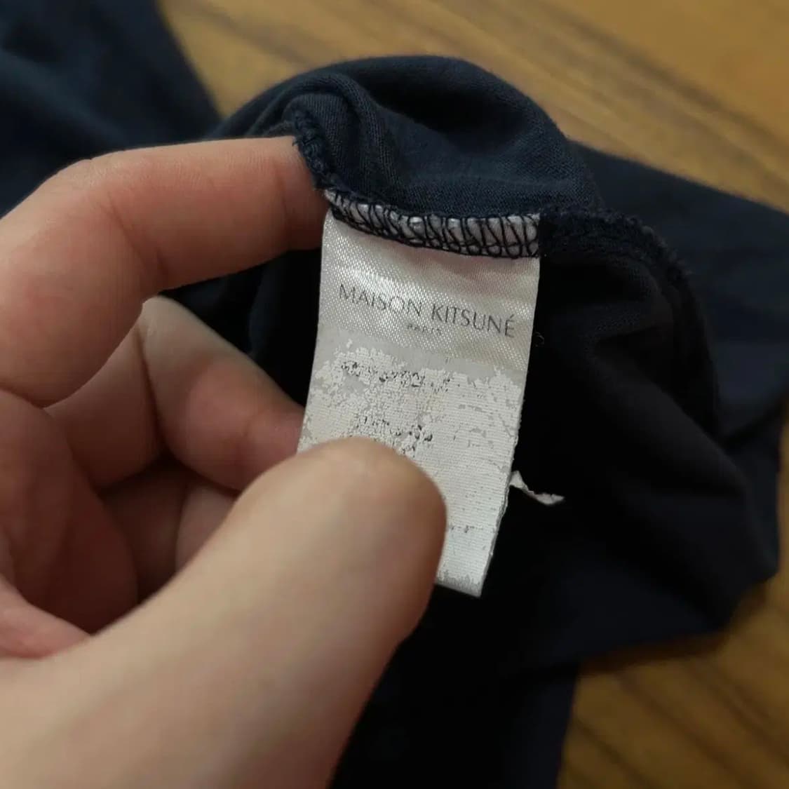 메종키츠네 네이비 폭스헤드 반팔(2XL) 상품이미지3