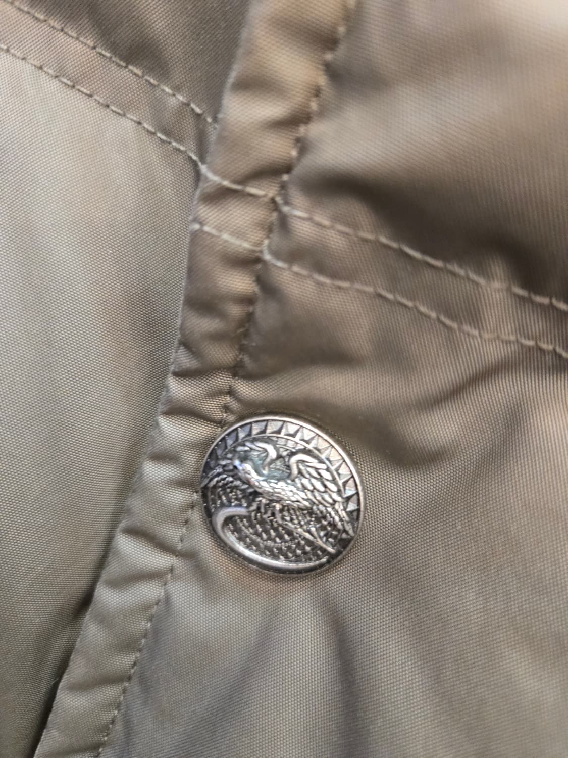 SYSTEM 남성 카키색 더블 브레스트 패딩 상품이미지4