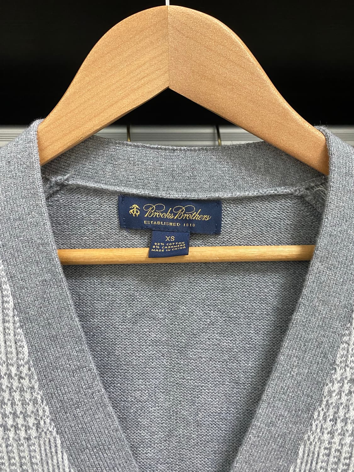 브룩스 브라더스(Brooks Brothers) 글랜체크 니트 베스트 상품이미지2