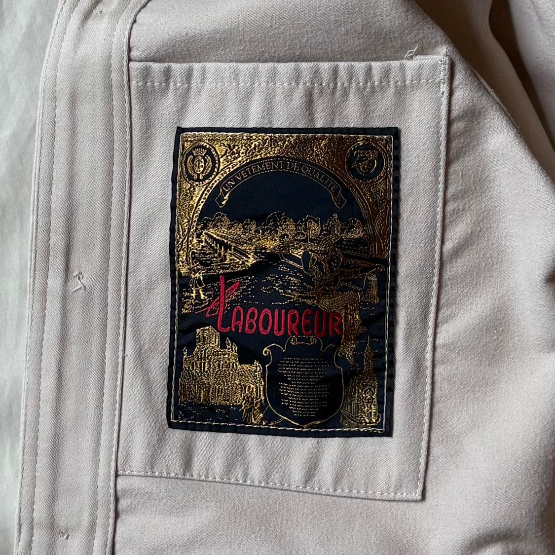 [44반] 프랑스 Le Laboureur 몰스킨 프렌치 워크 자켓 상품이미지6