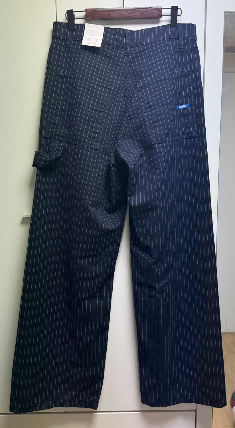 자라 스트라이프 릴렉스핏 팬츠 29사이즈 상품이미지4