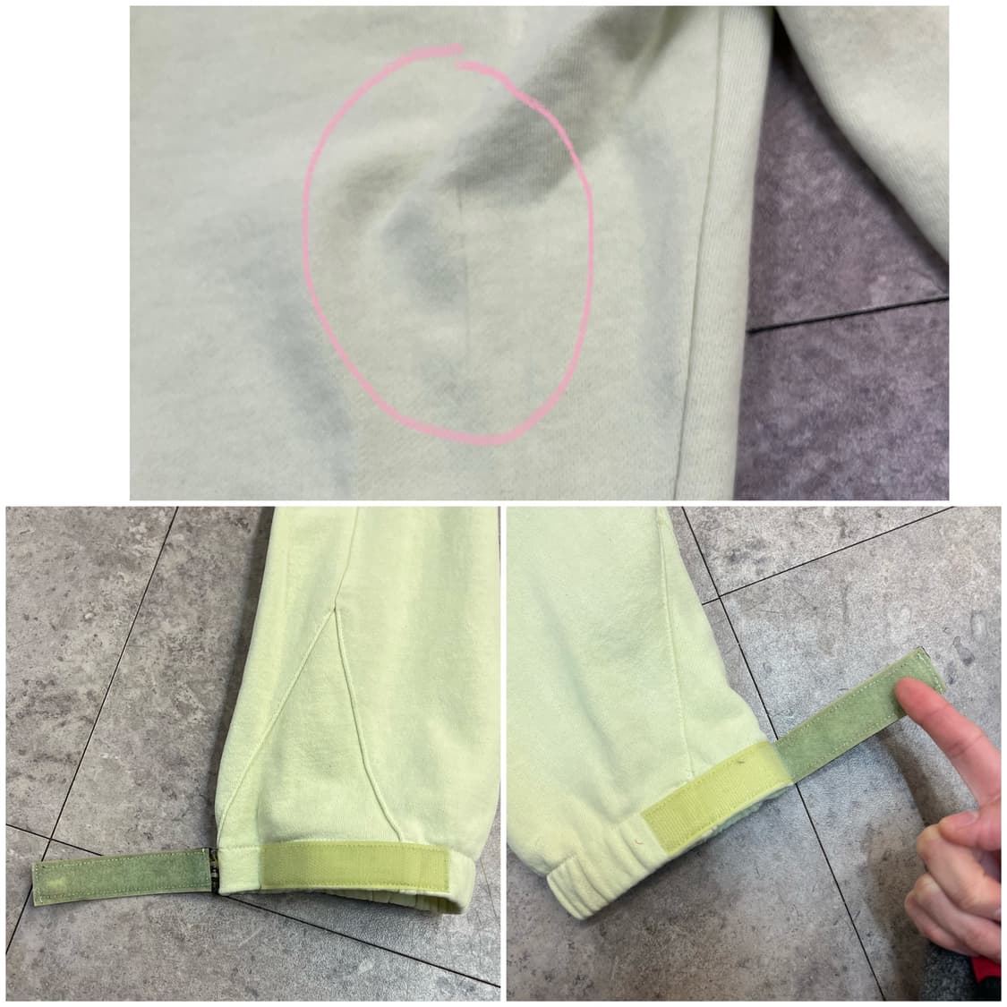 스투시 밴딩 조거 팬츠 라임 XS #csz2967 상품이미지10