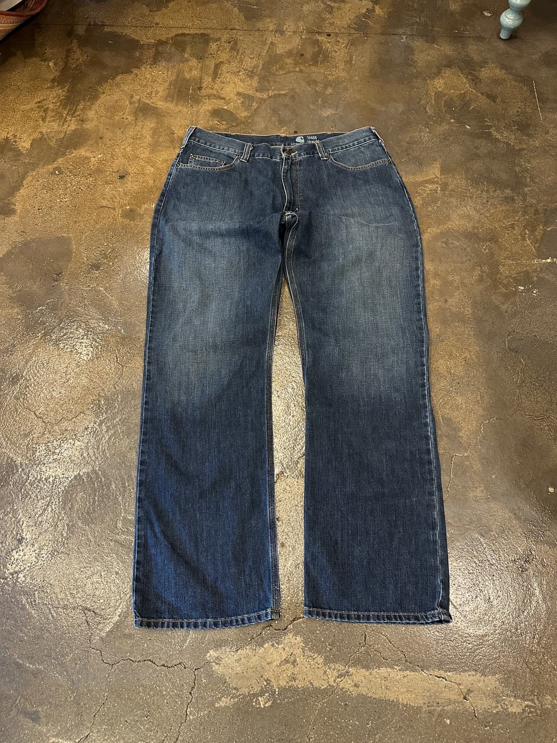 Carhartt 칼하트 루즈 스트레이트핏 데님팬츠 36x34 상품이미지1