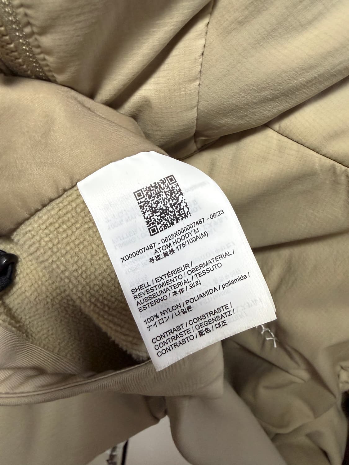 아크테릭스 아톰 스모크 블러프 M 상품이미지4