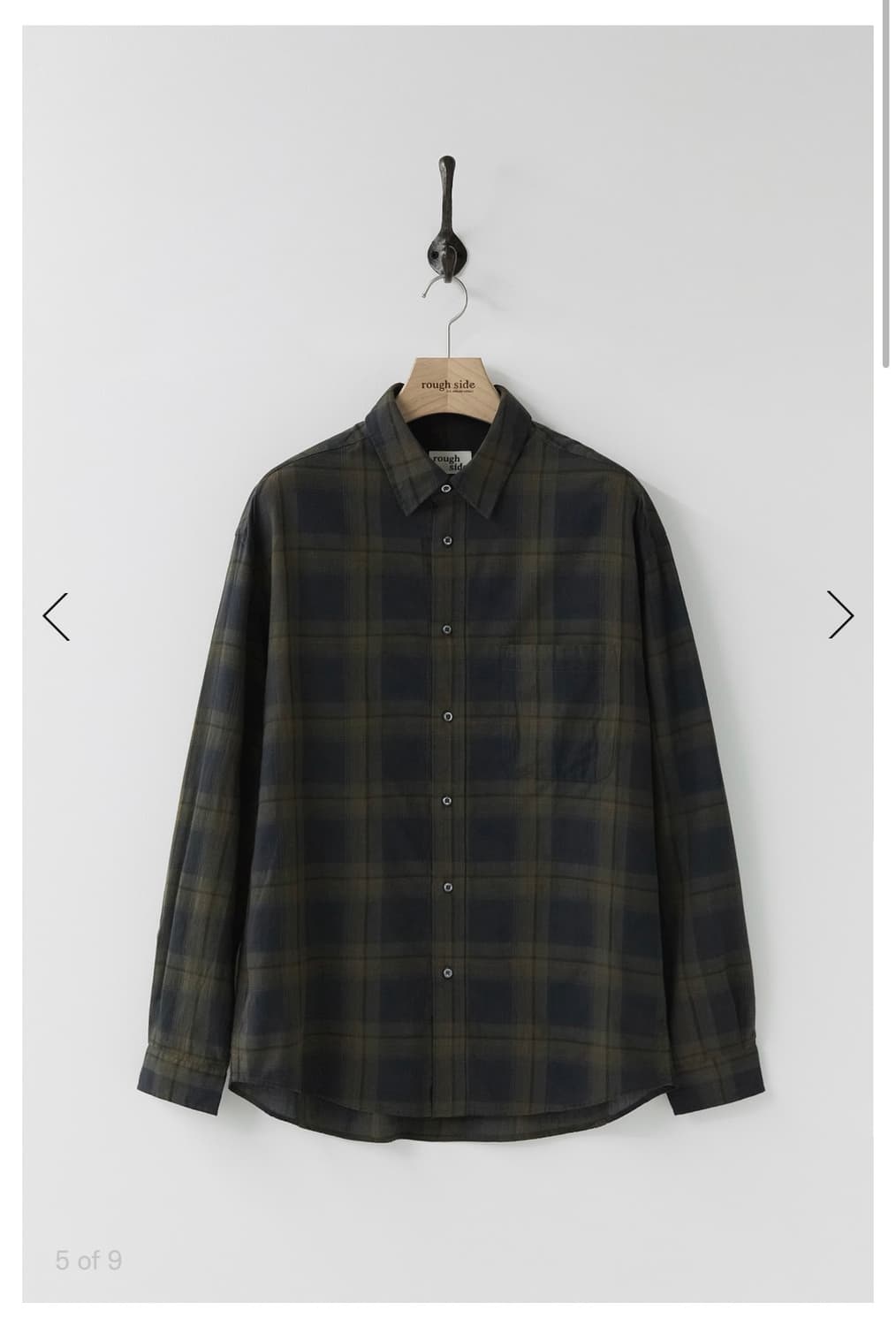 렆사 프라이머리셔츠 체크 rough side primary shirt 상품이미지2