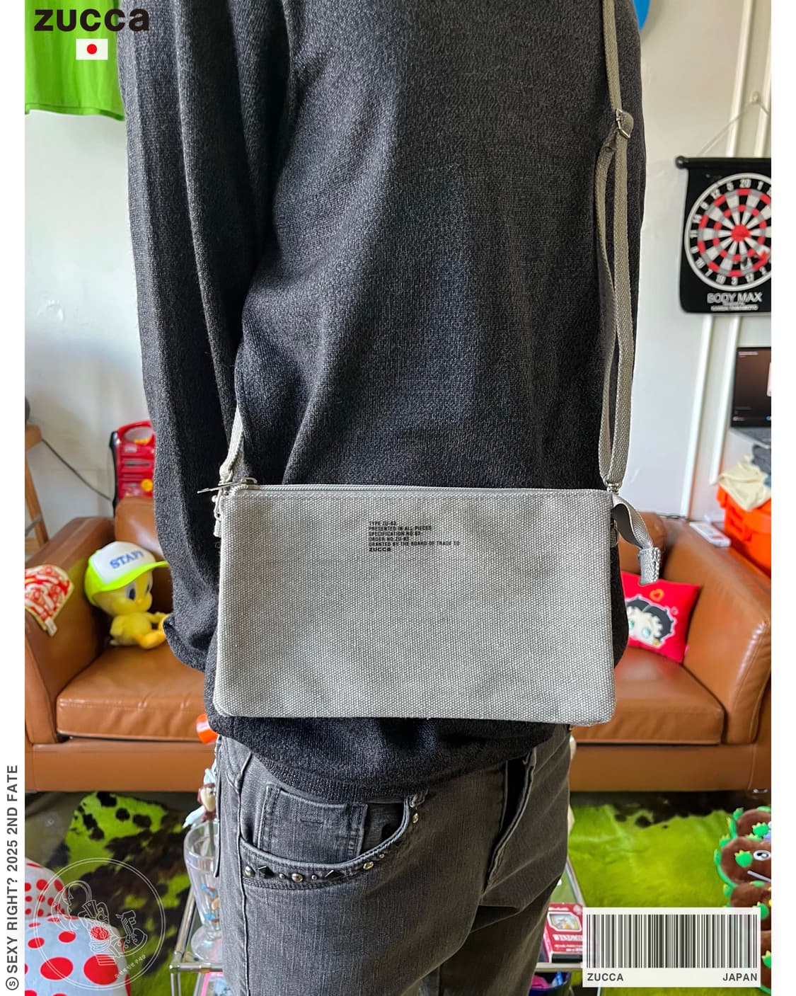 ZUCCa by Akira Onozuka 3-Layer Cross Bag 상품이미지1