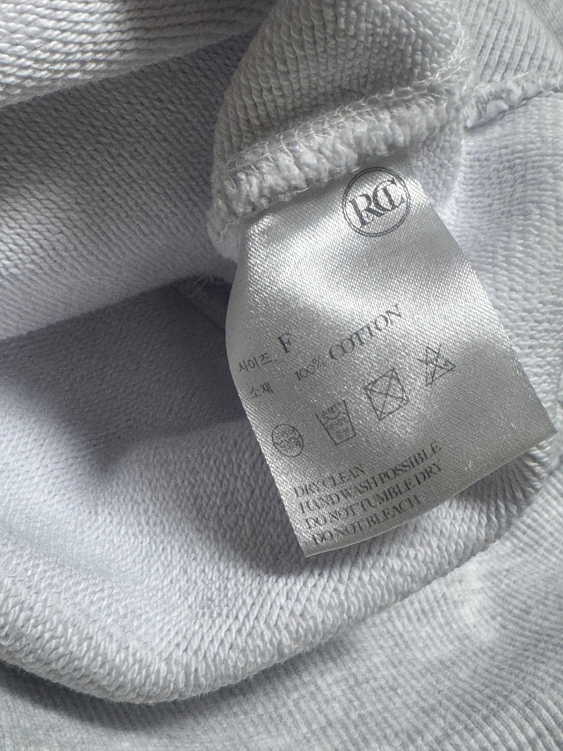 렉토 크롭 맨투맨 상품이미지8