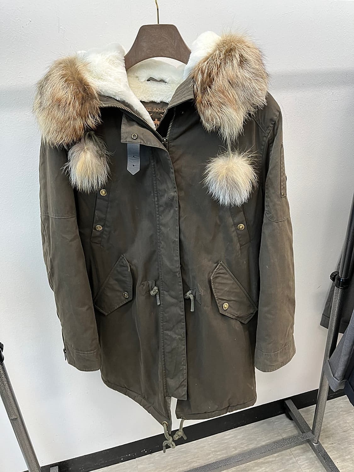 여) 무스너클 밀리터리 퍼 야상자켓  상품이미지2