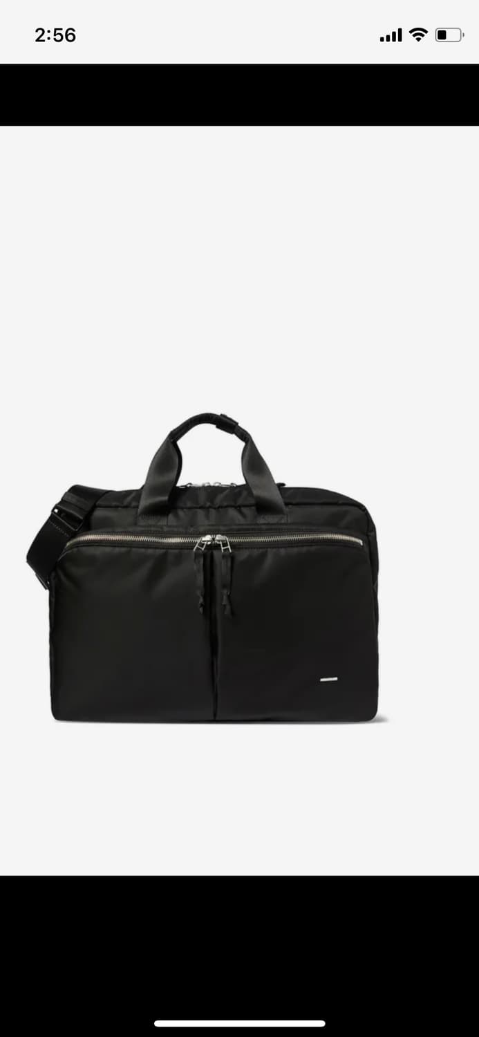 월와뭅 월스와일무브먼트 TRUSS 3C 도큐먼트 백 토트백(블랙 상품이미지1