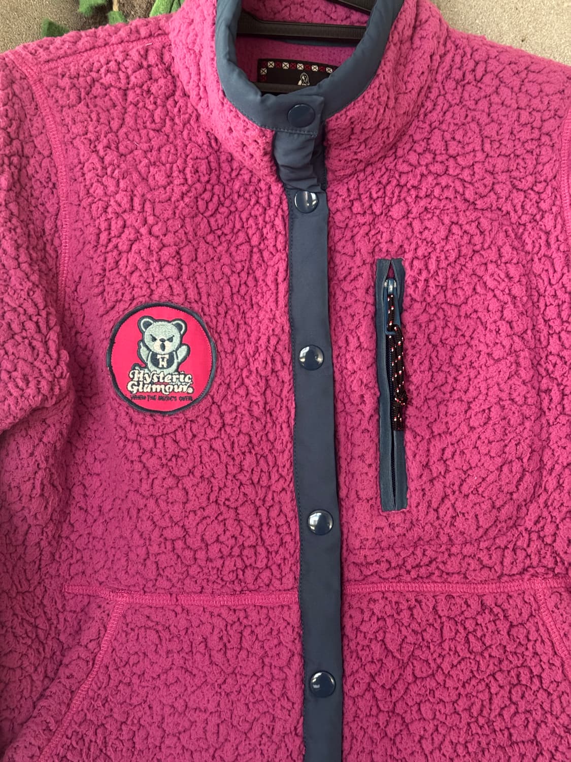 히스테릭글래머 퍽베어 플리스 자켓 상품이미지3