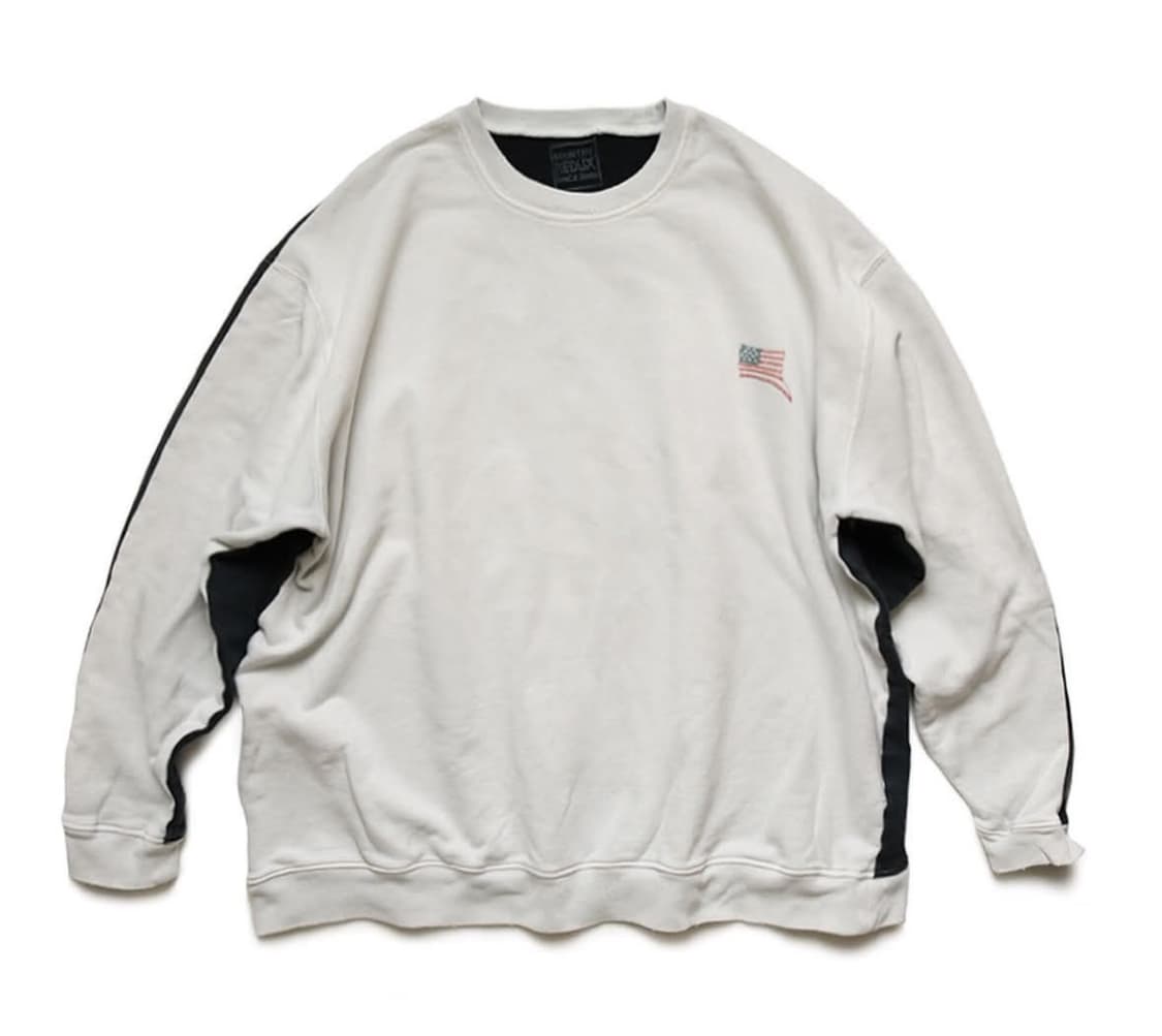 캐피탈 본 스웻셔츠 투톤 os 상품이미지1