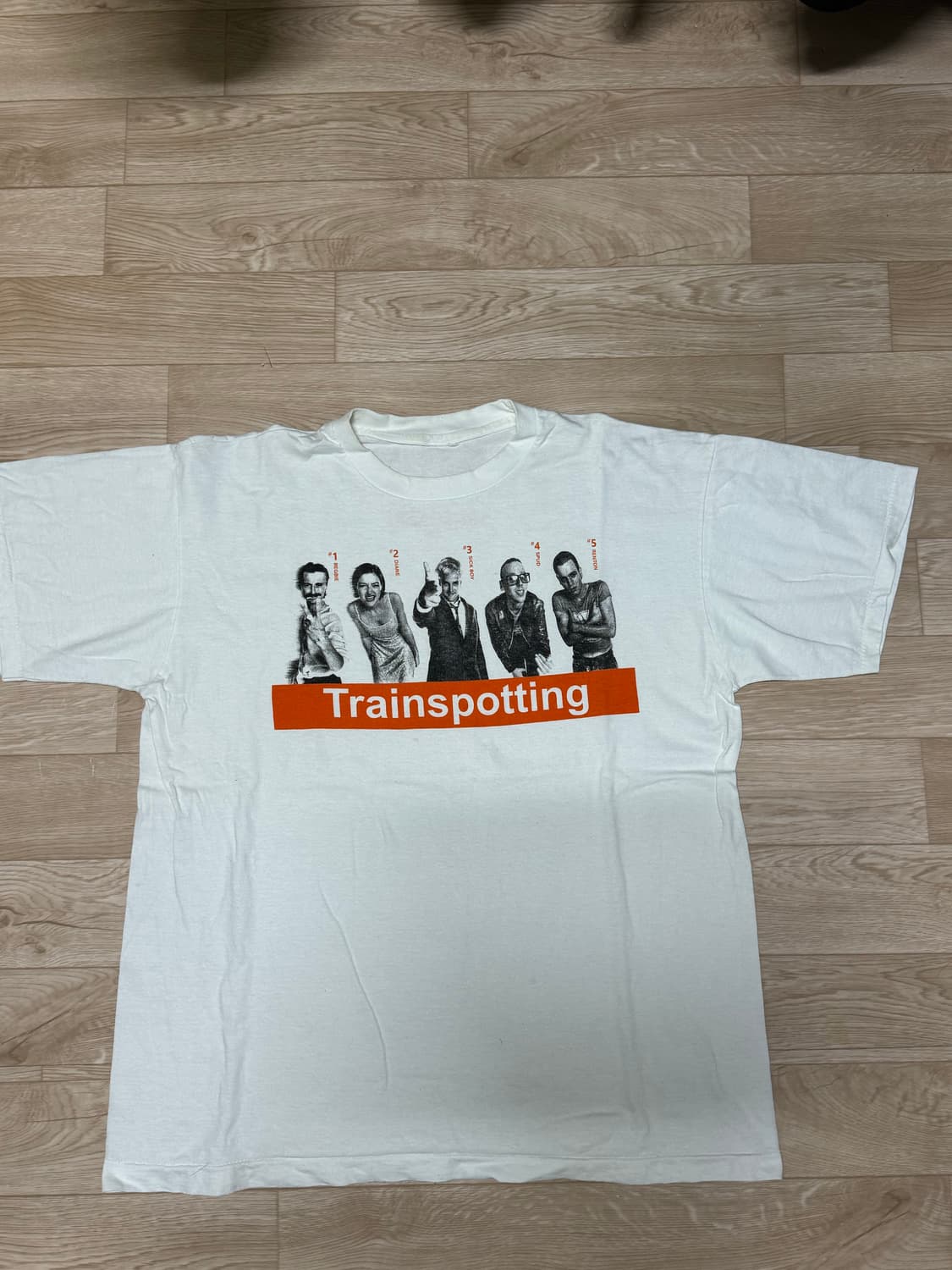 빈티지 90s 트레인스포팅 티셔츠 상품이미지1