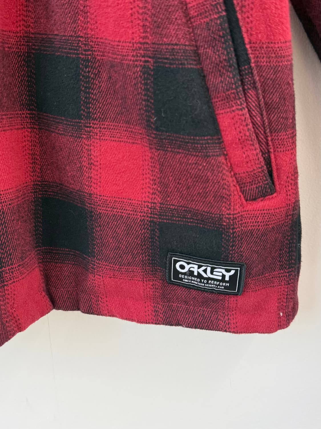 오클리 레드체크 리버시블 카라 점퍼 상품이미지6