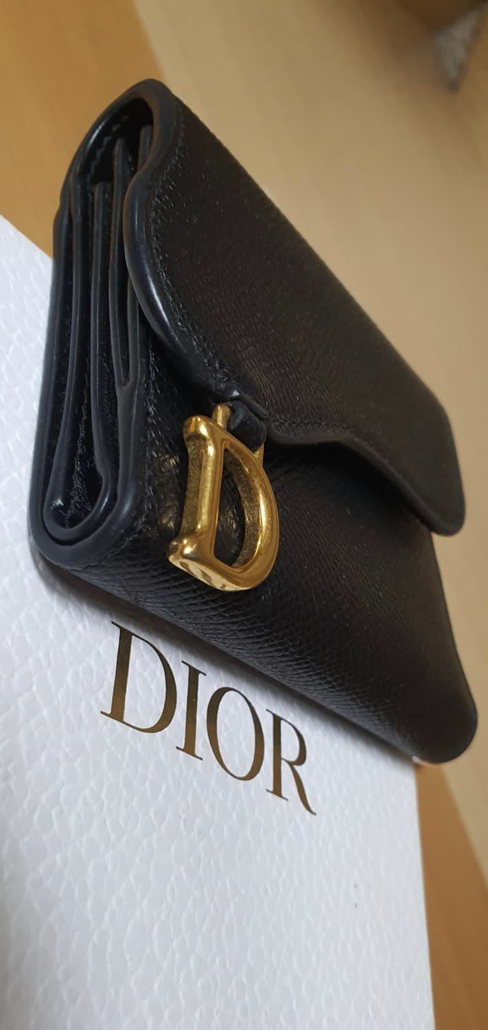 디올 새들 로투스 반지갑/지갑 정품S급(감정O) 상품이미지6
