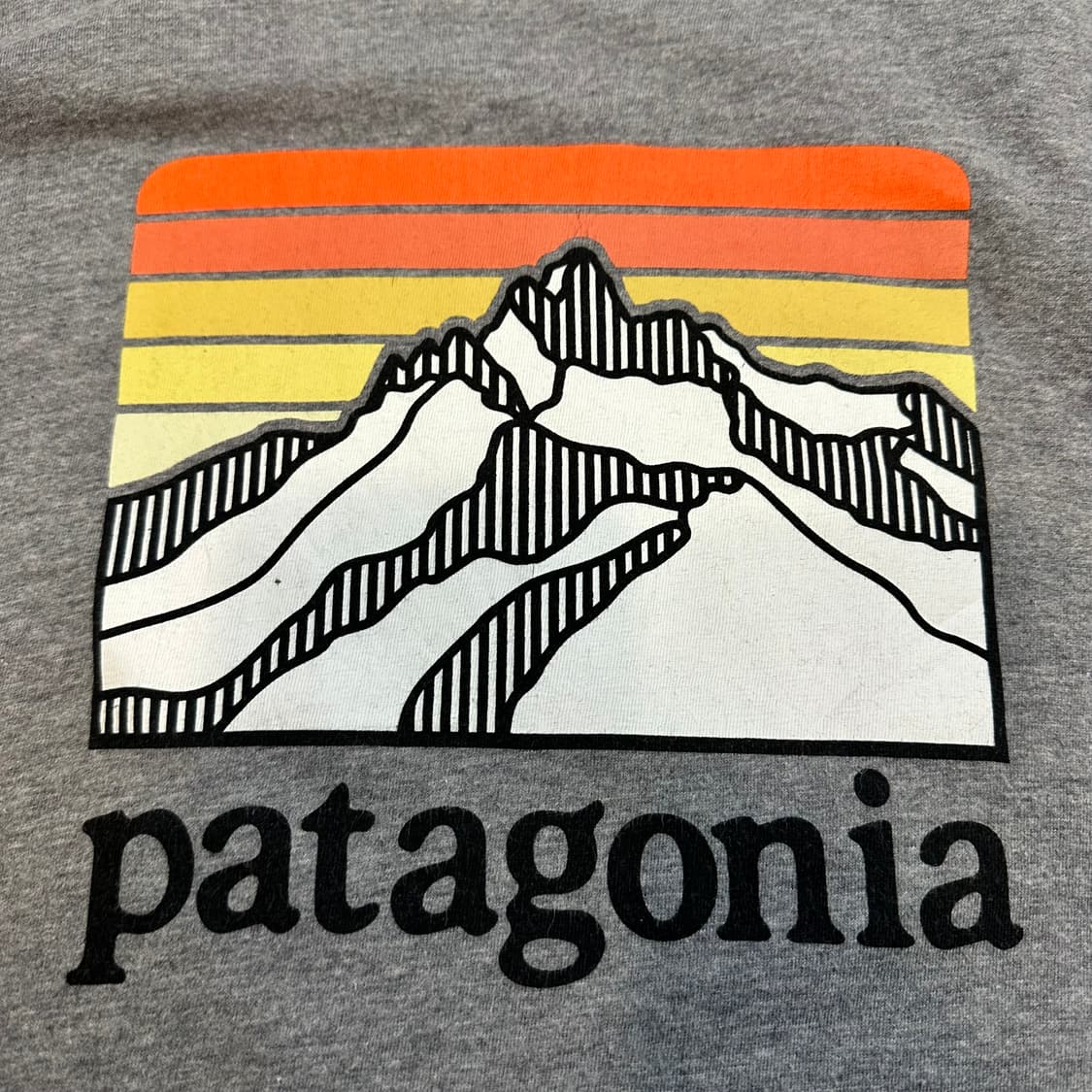 파타고니아 라인 로고 리스폰시빌리티 티셔츠 M 상품이미지3
