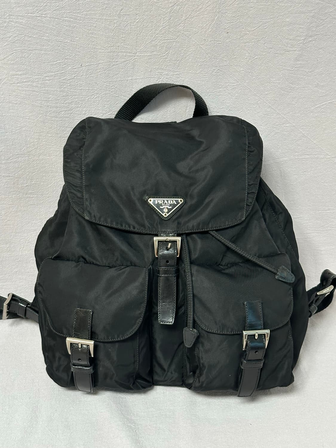 (풀구성)프라다 나일론 포코노 투포켓 백팩 미디움 상품이미지5
