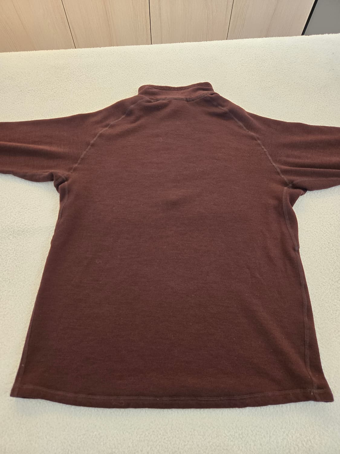 파타고니아 브라운 하프집업 긴팔티(올드 희귀템) L 상품이미지10