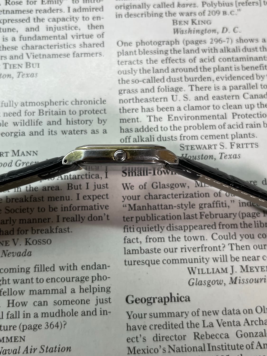 빈티지 세이코 탱크 텍스처 다이얼 쿼츠 상품이미지5