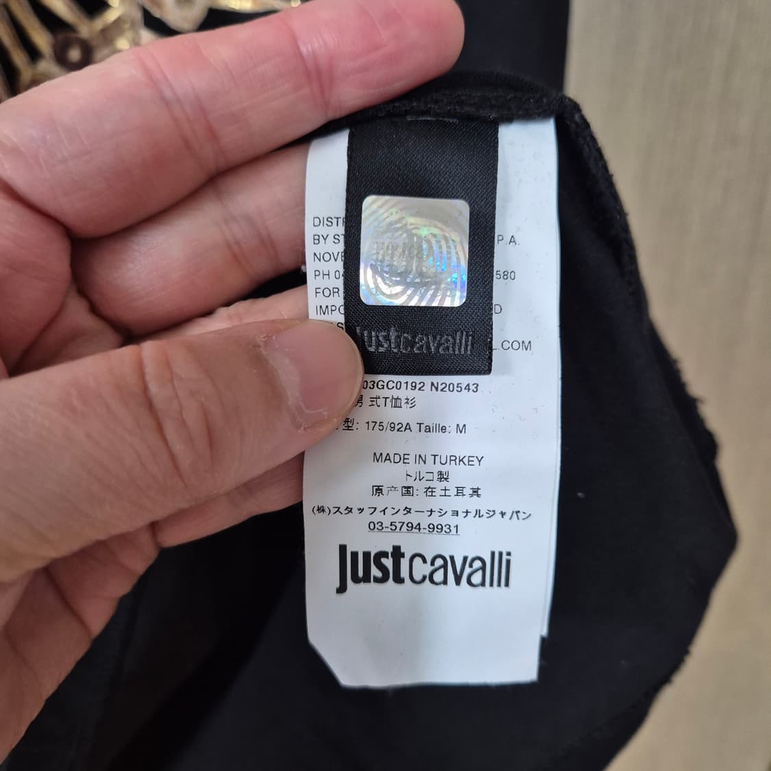 [M] 저스트 카발리 just cavalli 프린팅 티셔츠 상품이미지5