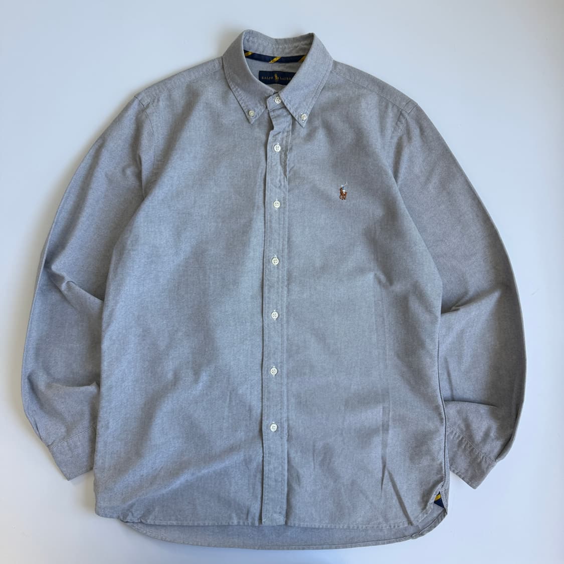 Polo 폴로 랄프로렌 신형 그레이 옥스포드 셔츠 상품이미지2