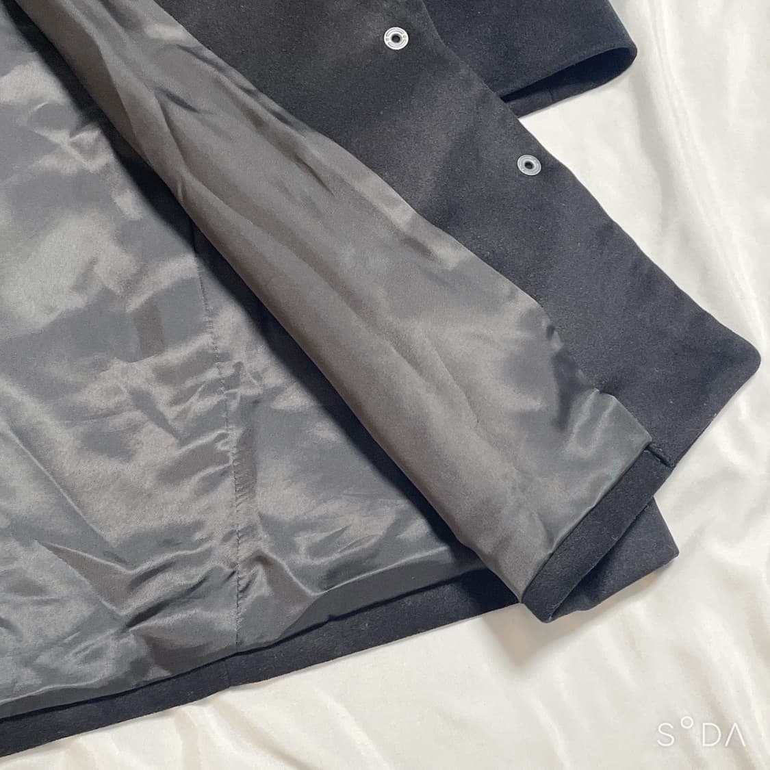 알렉산더 왕 블랙 가죽 배색 블레이저 코트 상품이미지8