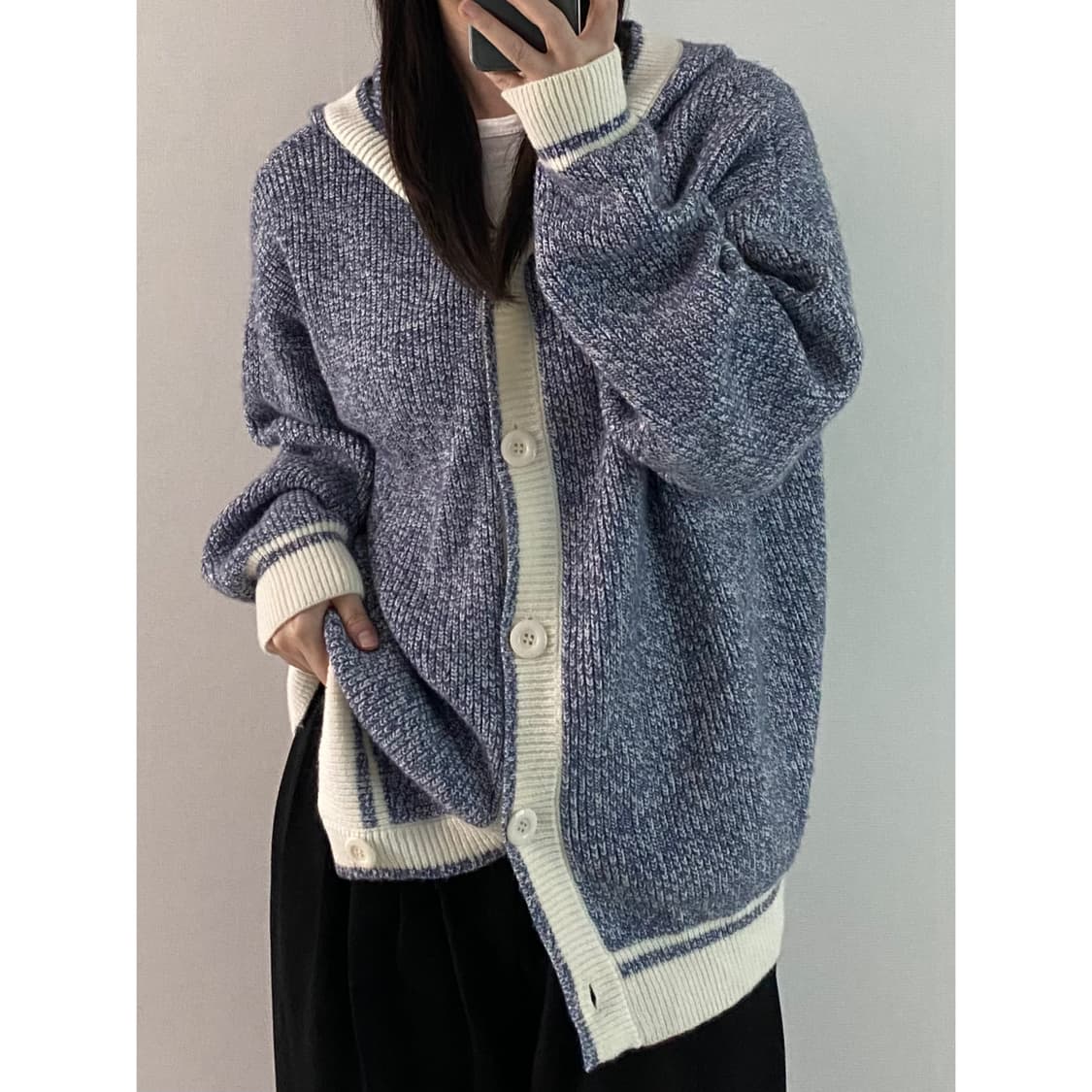 오끌레르 니트 가디건 상품이미지1