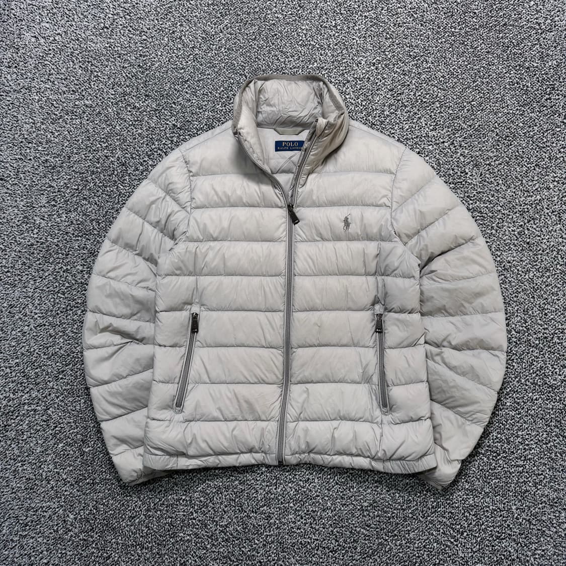 Name : 폴로 랄프로렌 시그니처로고 그레이컬러 경량패딩 :) 상품이미지1