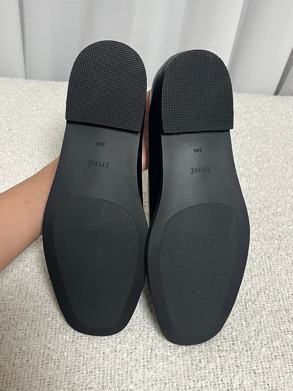 (새상품) 에퓨레 로퍼 블랙 240 상품이미지7