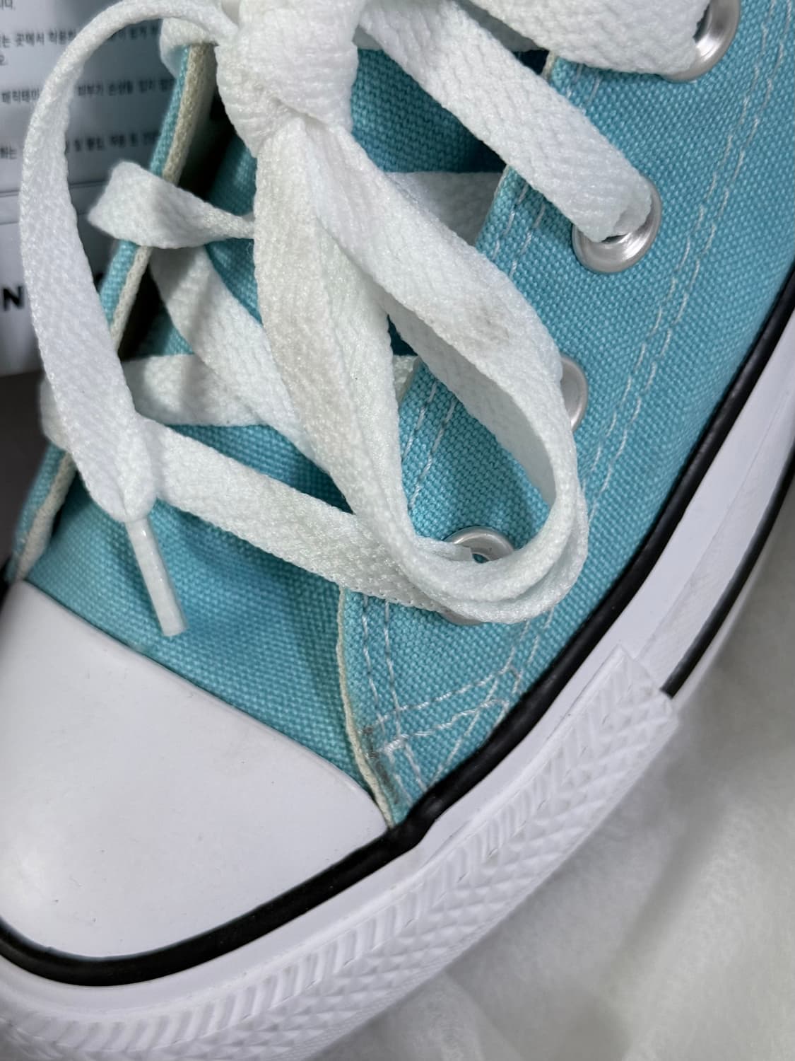 (225사이즈)컨버스 척 테일러 올스타 하이 블루 게이즈 170799C 상품이미지3