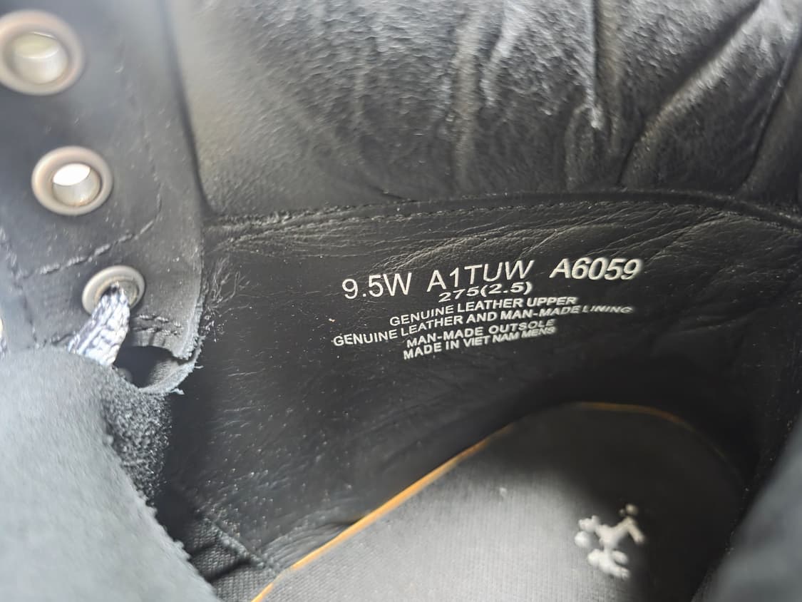 팀버랜드 6인치 프리미엄 레터링 블랙부츠(275~280) 상품이미지10