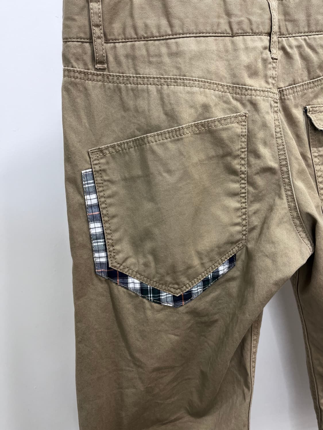 체크 레이어드 7부 카프리 팬츠 상품이미지6