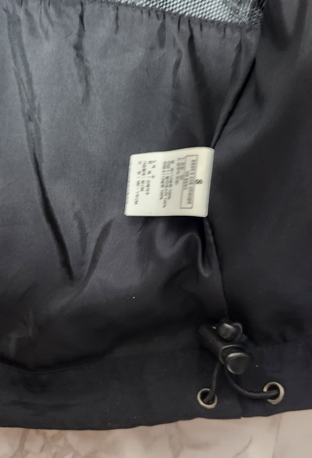 노스페이스 바람막이 나일론 블랙 후드 자켓 상품이미지7