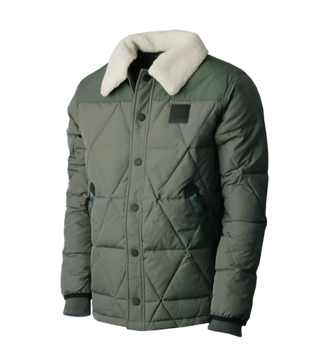 뉴발란스 퀼팅다운자켓 NBNQ543013카키 남성 덕다운점퍼 사이즈100 상품이미지2