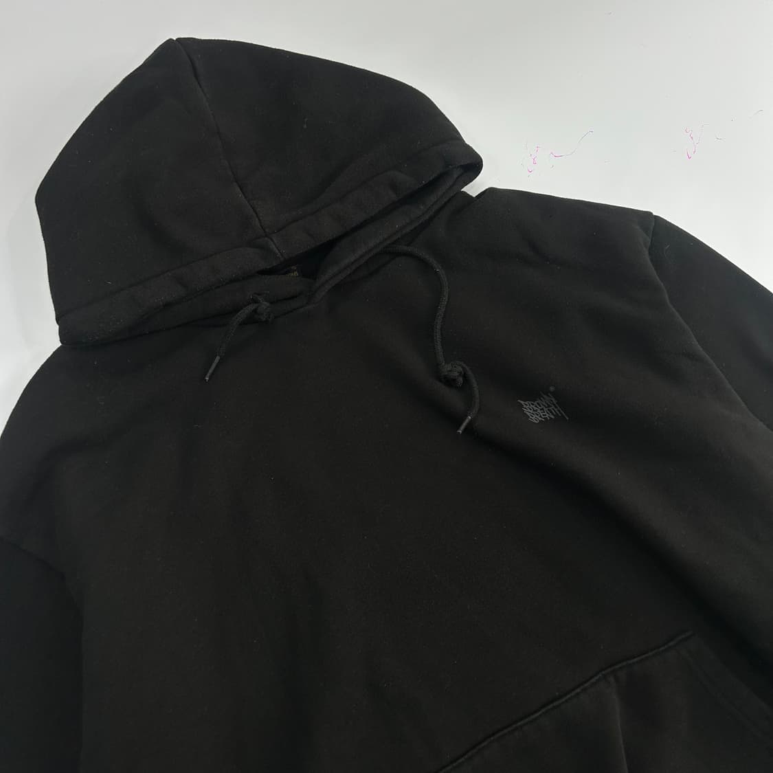 Brown Breath 브라운 브레스 그레이 로고 후드티 상품이미지4