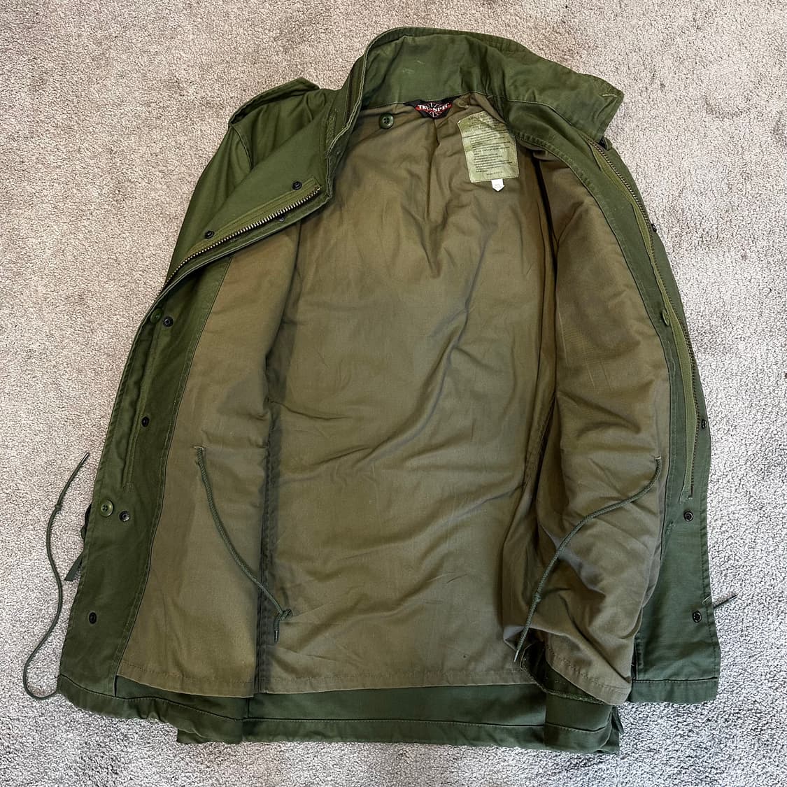 빈티지 트루스펙 밀리터리 M-65 필드 자켓M-L 상품이미지3