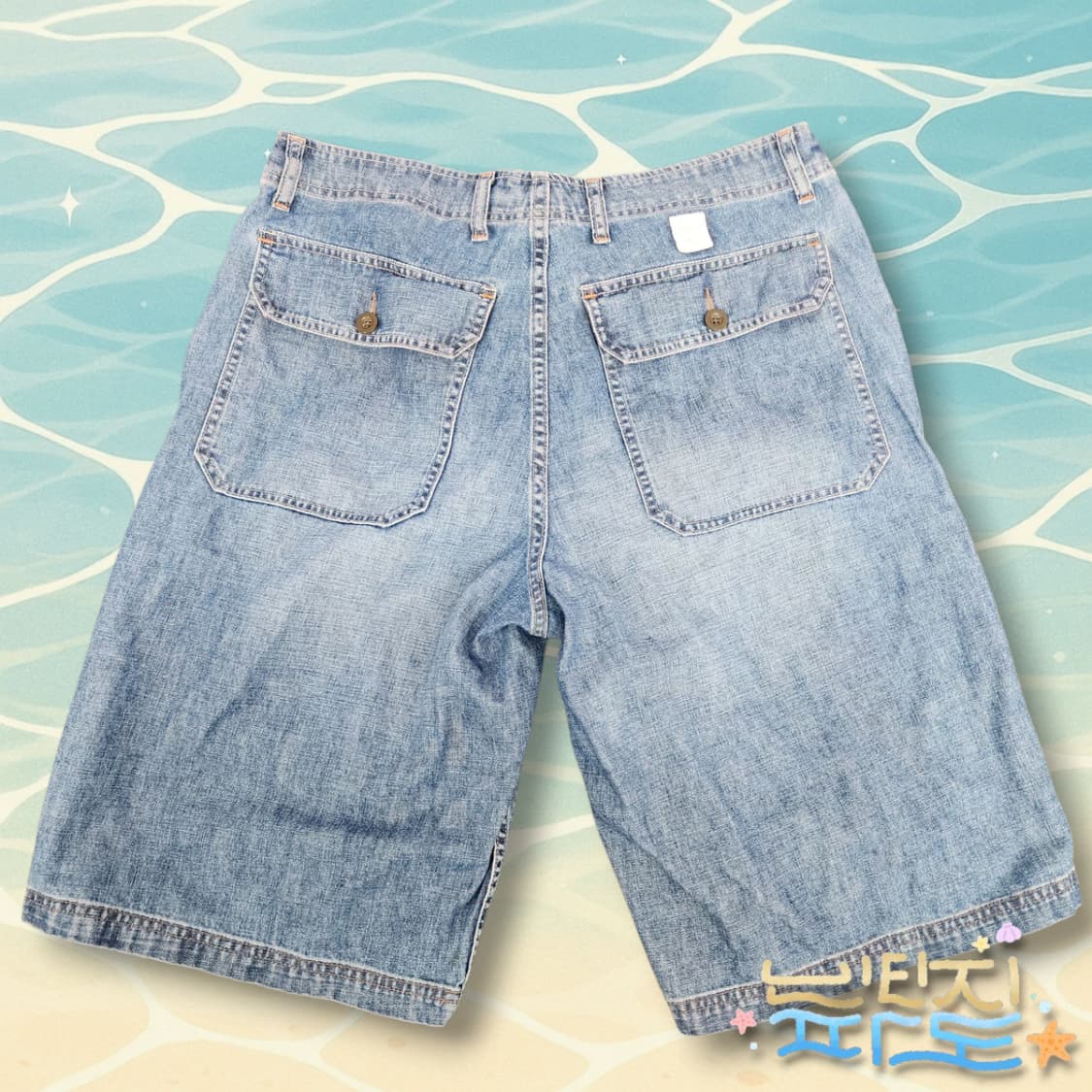 34 POLO 폴로 진스 데님 하프쇼츠 청반바지 상품이미지5