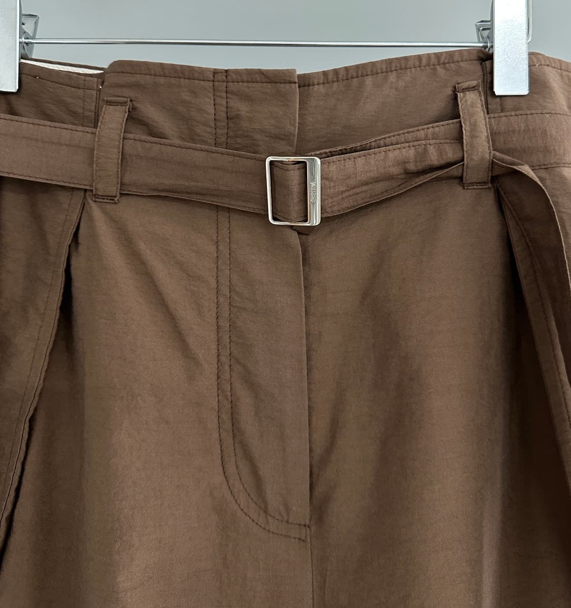 [시스템 / SYSTEM] 여성 브라운 와이드 팬츠 상품이미지5