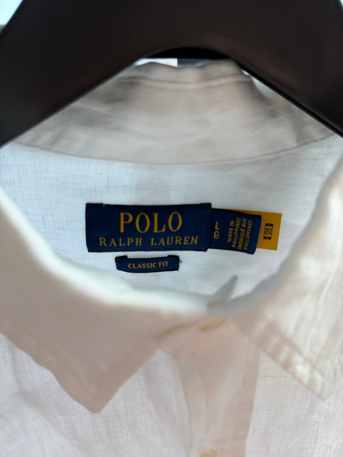 폴로 린넨 셔츠(화이트) 상품이미지3