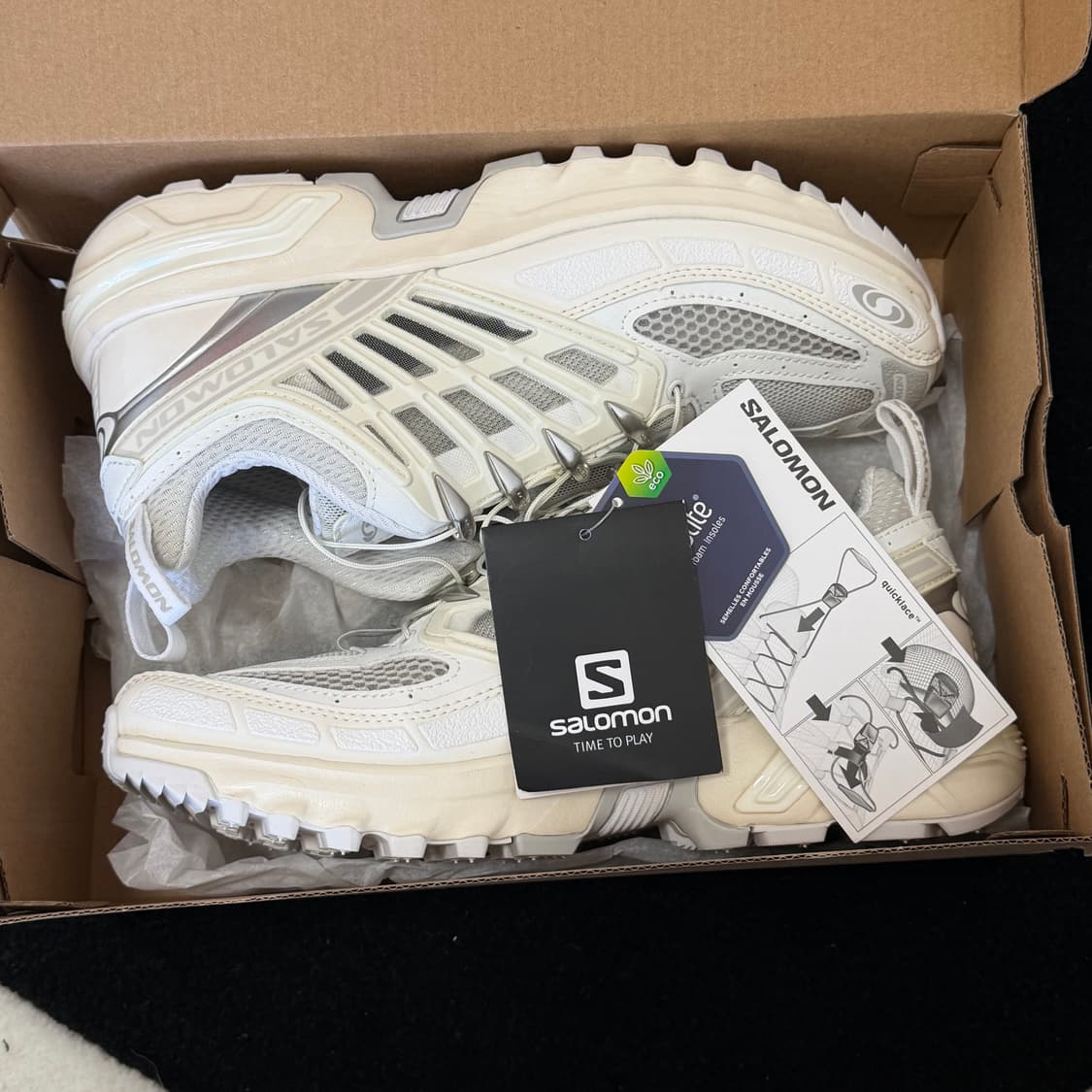 살로몬 ACS PRO 화이트/바닐라 250 새상품  상품이미지5