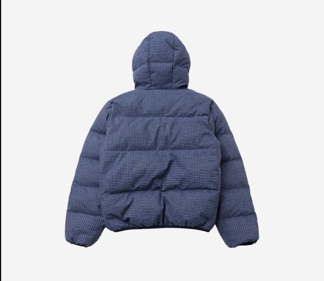 더뮤지엄비지터 체크 메탈 로고 푸퍼 자켓 상품이미지2
