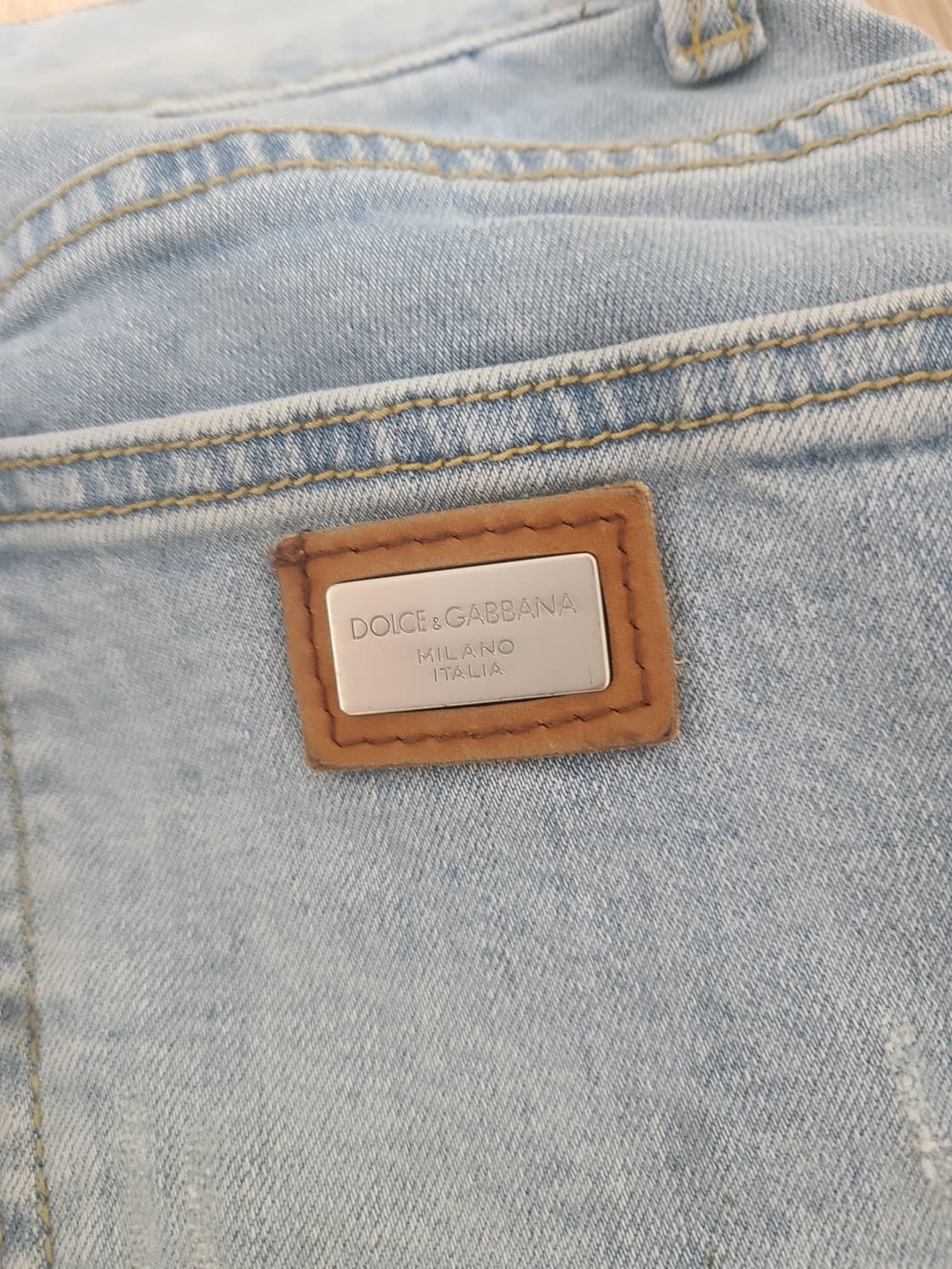 돌체앤가바나 데미지 연청 30인치 상품이미지4